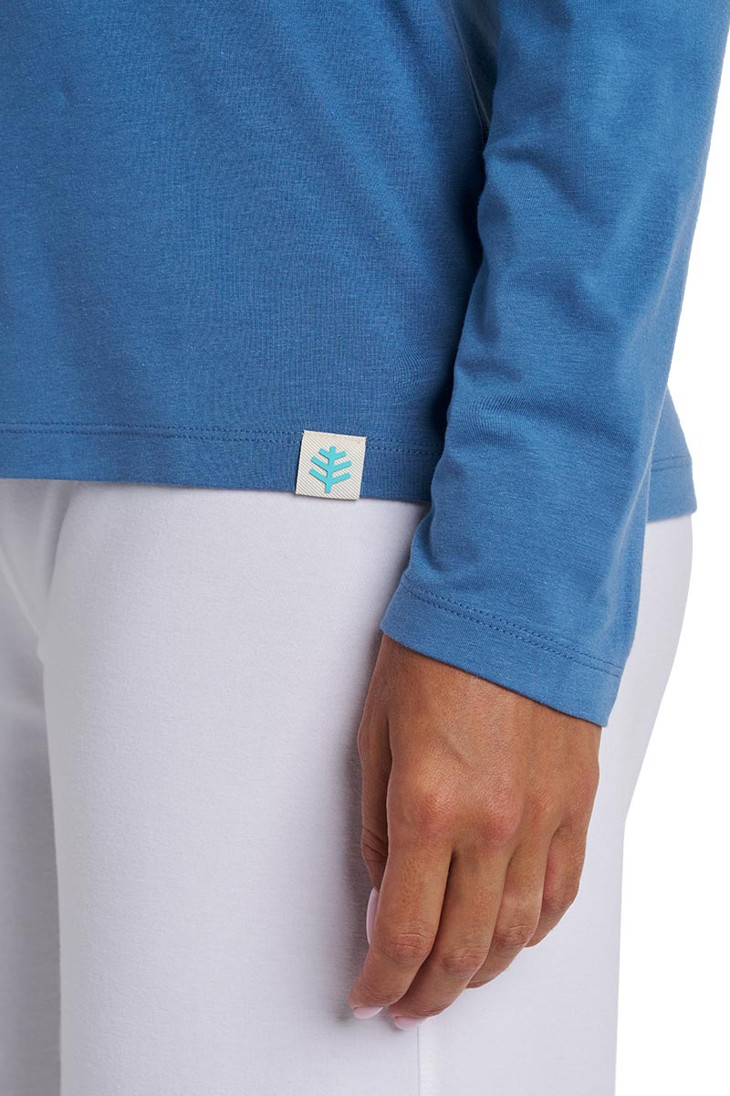 Women's Morada Everyday Long Sleeve T-Shirt | Blue Dusk