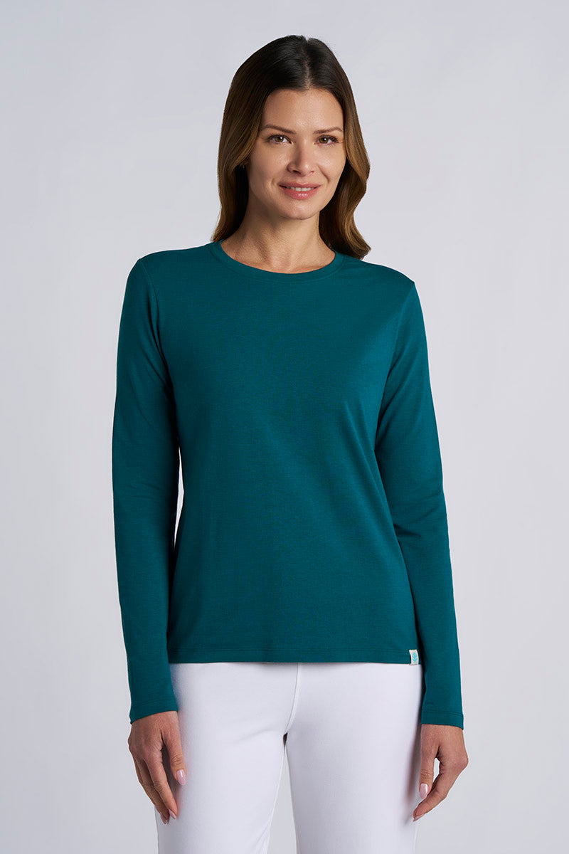 Womens Morada Everyday Long Sleeve T-Shirt | Transformative Teal