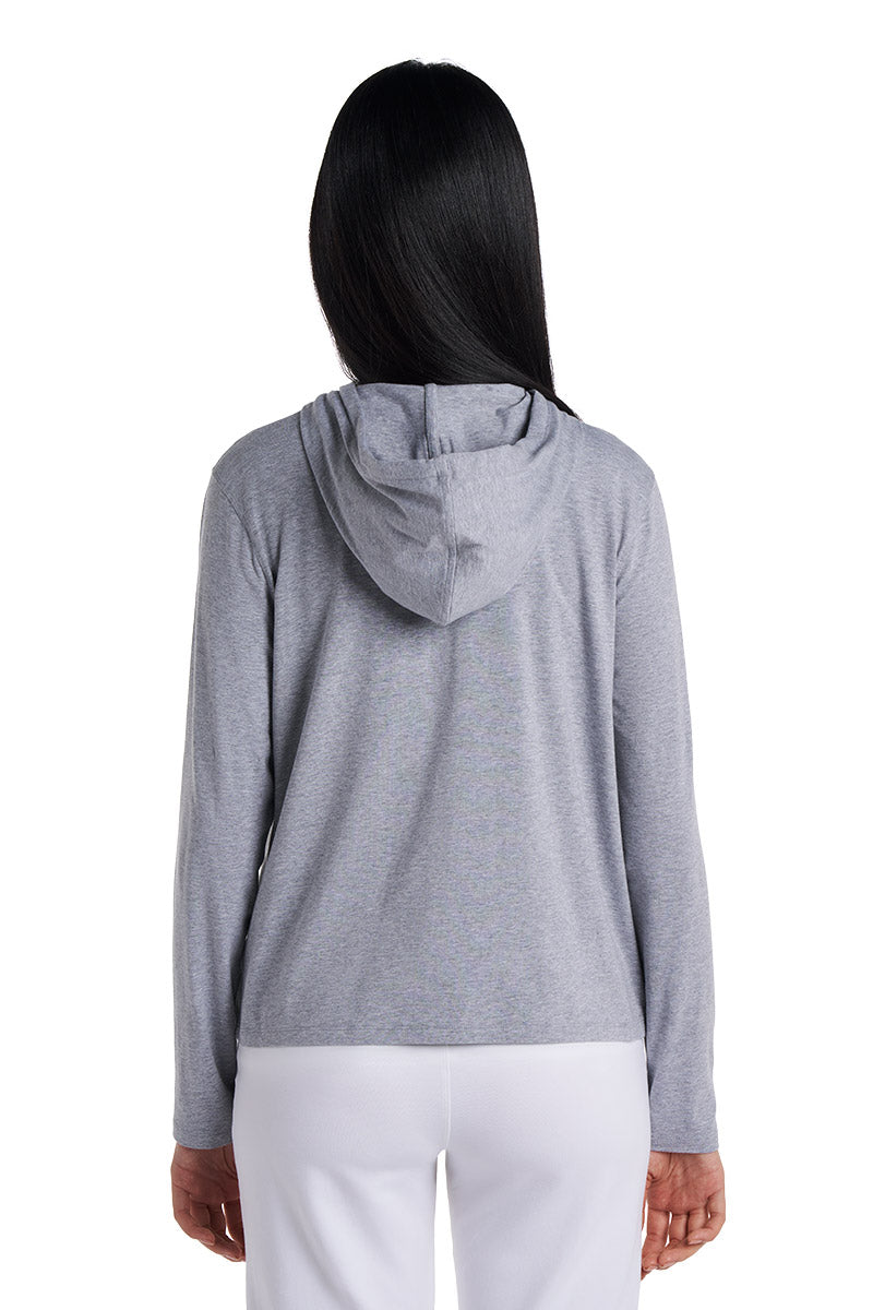 Women's Seaside Zip-Up Hoodie | Grey Heather