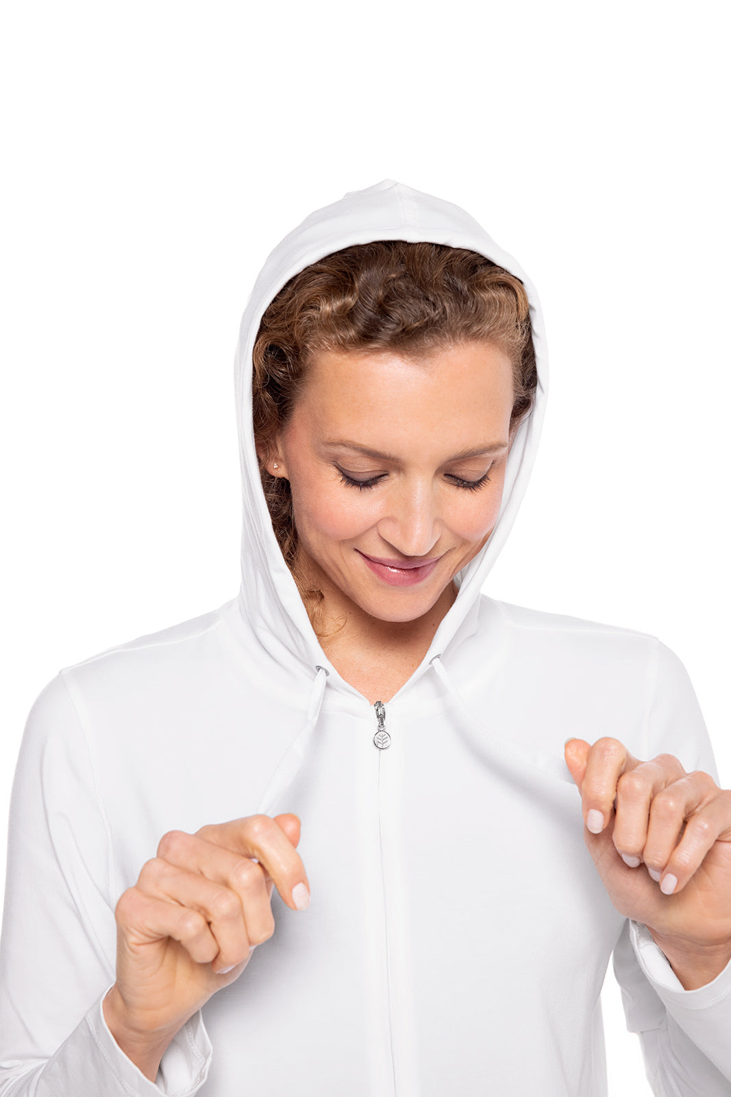 Women's Seaside Zip-Up Hoodie | White