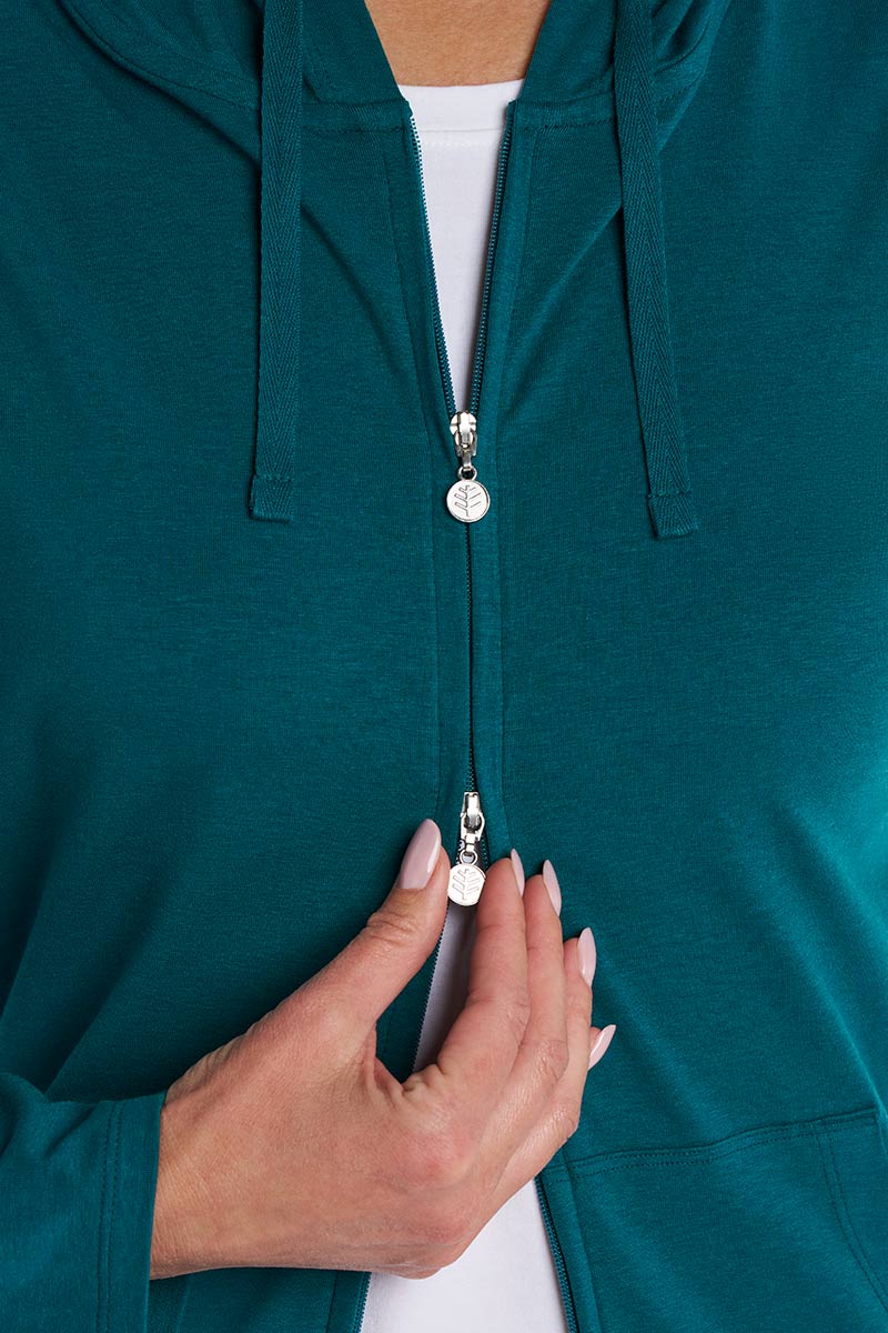 Women's Seaside Hoodie | Transformative Teal