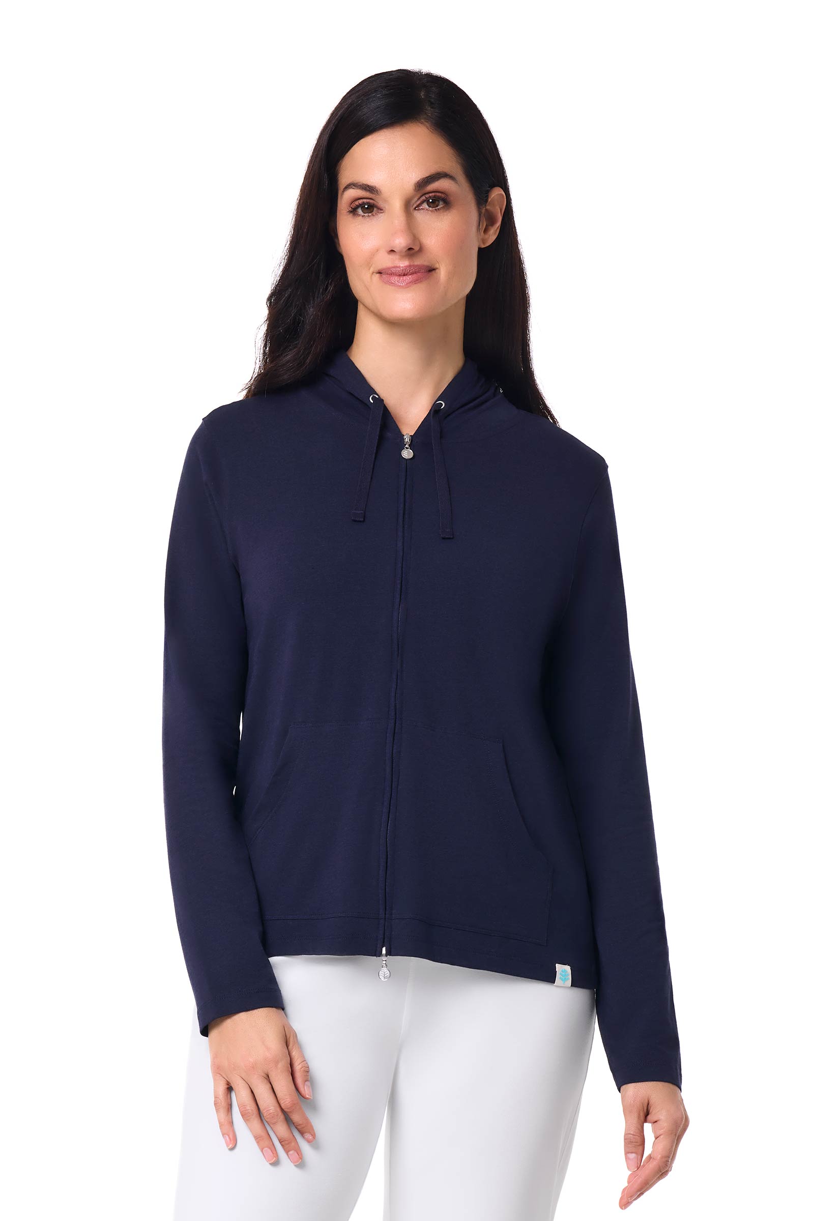 Women's Seaside Zip-Up Hoodie | Navy