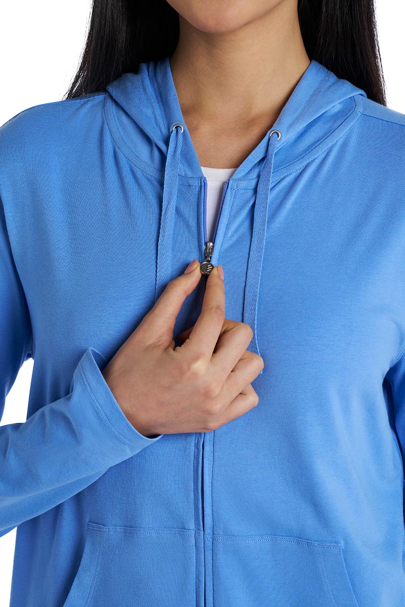 Women's Seaside Zip-Up Hoodie | Bluebell