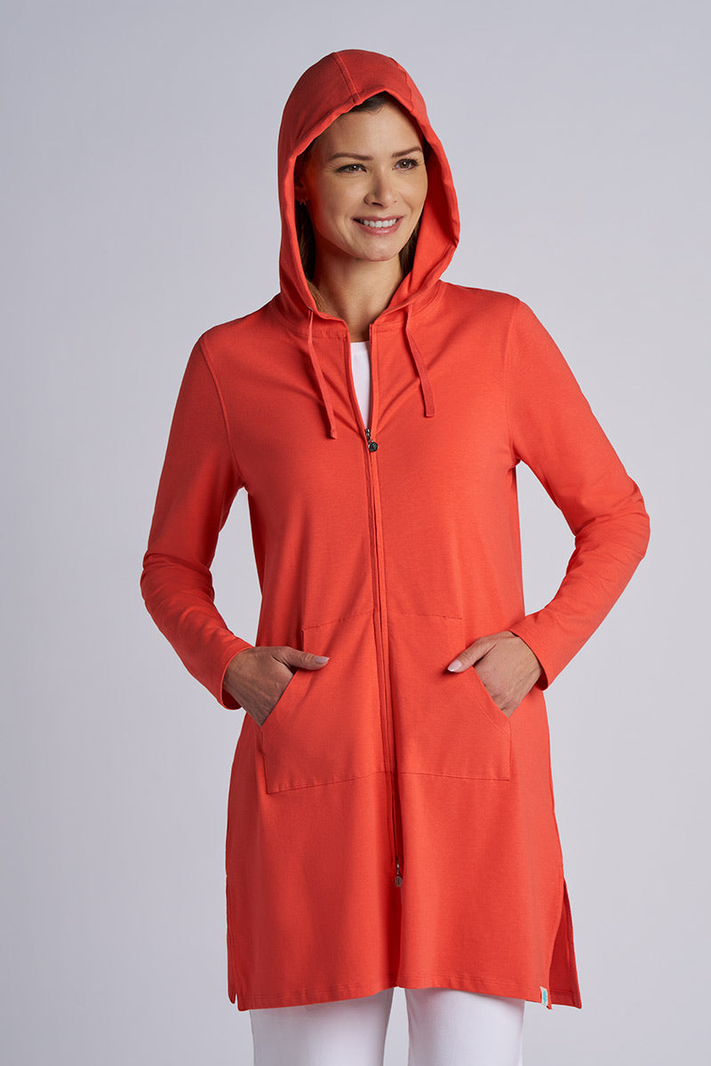Women's Cabana Hoodie | Coral Reef