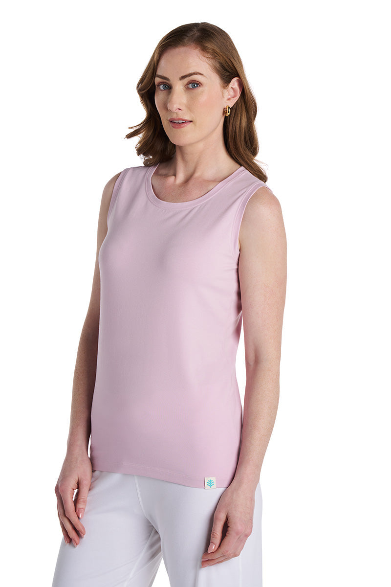 Women's Morada Everyday Basic Tank | Powder