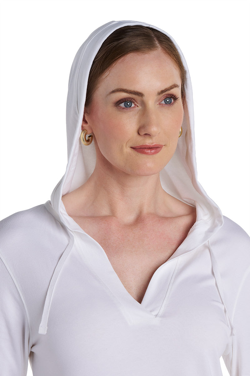 Women's Catalina Cover-Up Dress with Pockets | White
