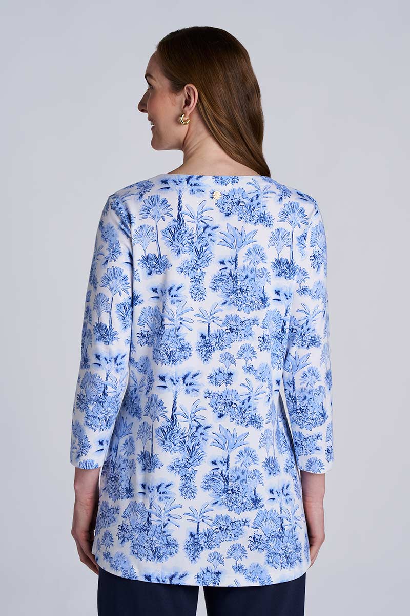 Women's St. Lucia Tunic Top | Periwinkle Isla Bonita