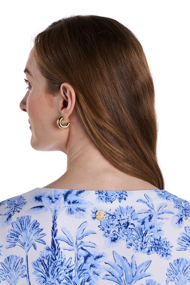 Women's St. Lucia Tunic Top | Periwinkle Isla Bonita