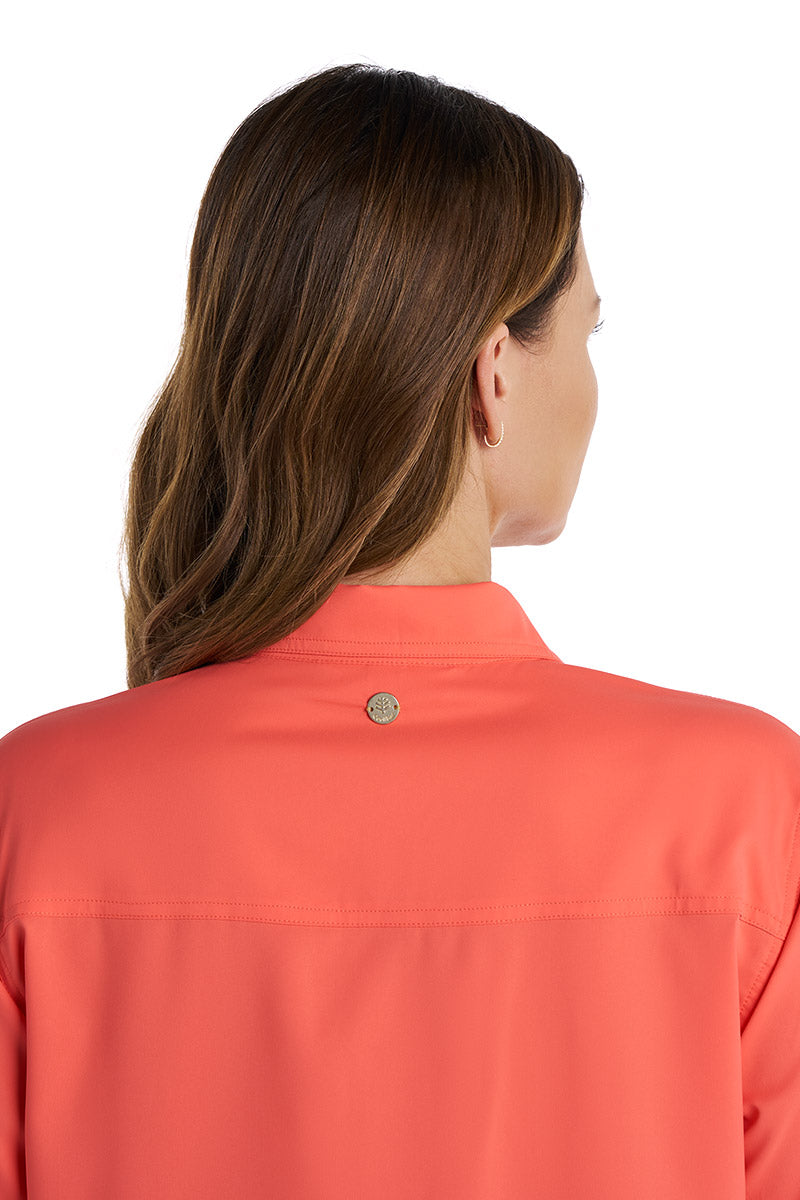 Women's Santorini Tunic Shirt | Coral Reef