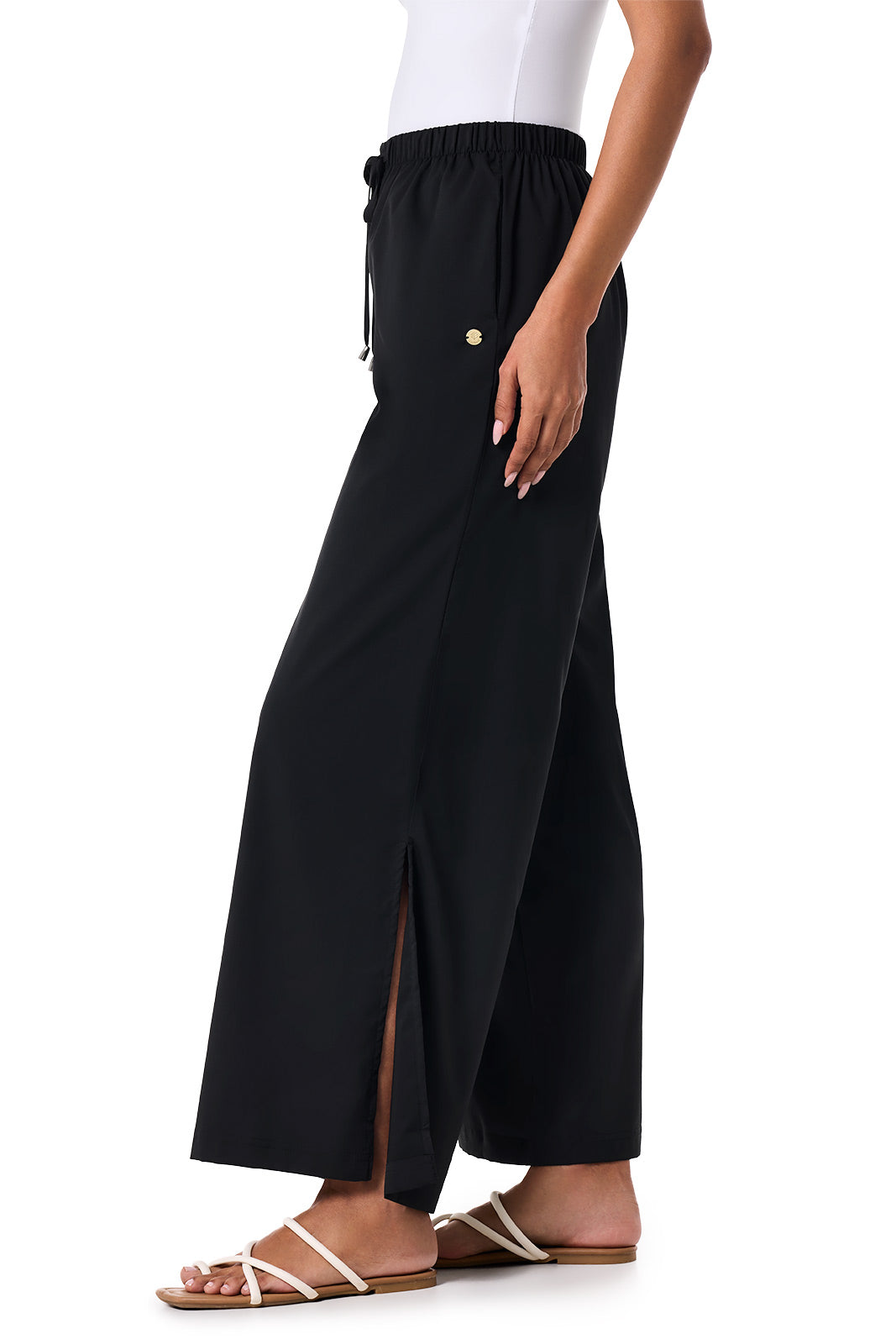 Women's Petra Wide Leg Pant | Black
