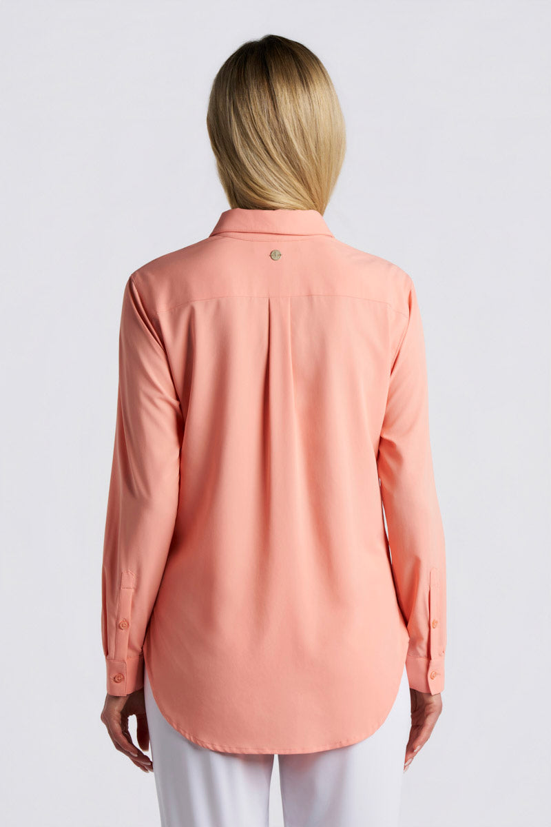 Women's Rhodes Long Sleeve Shirt | Soft Blush