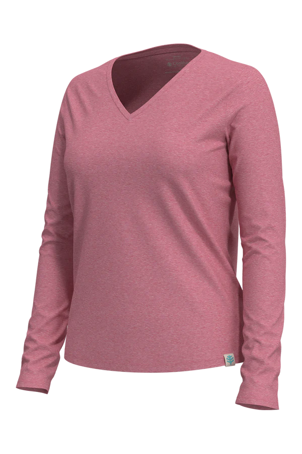 UPF 50+ Morada Everyday Long Sleeve V-Neck T-Shirt