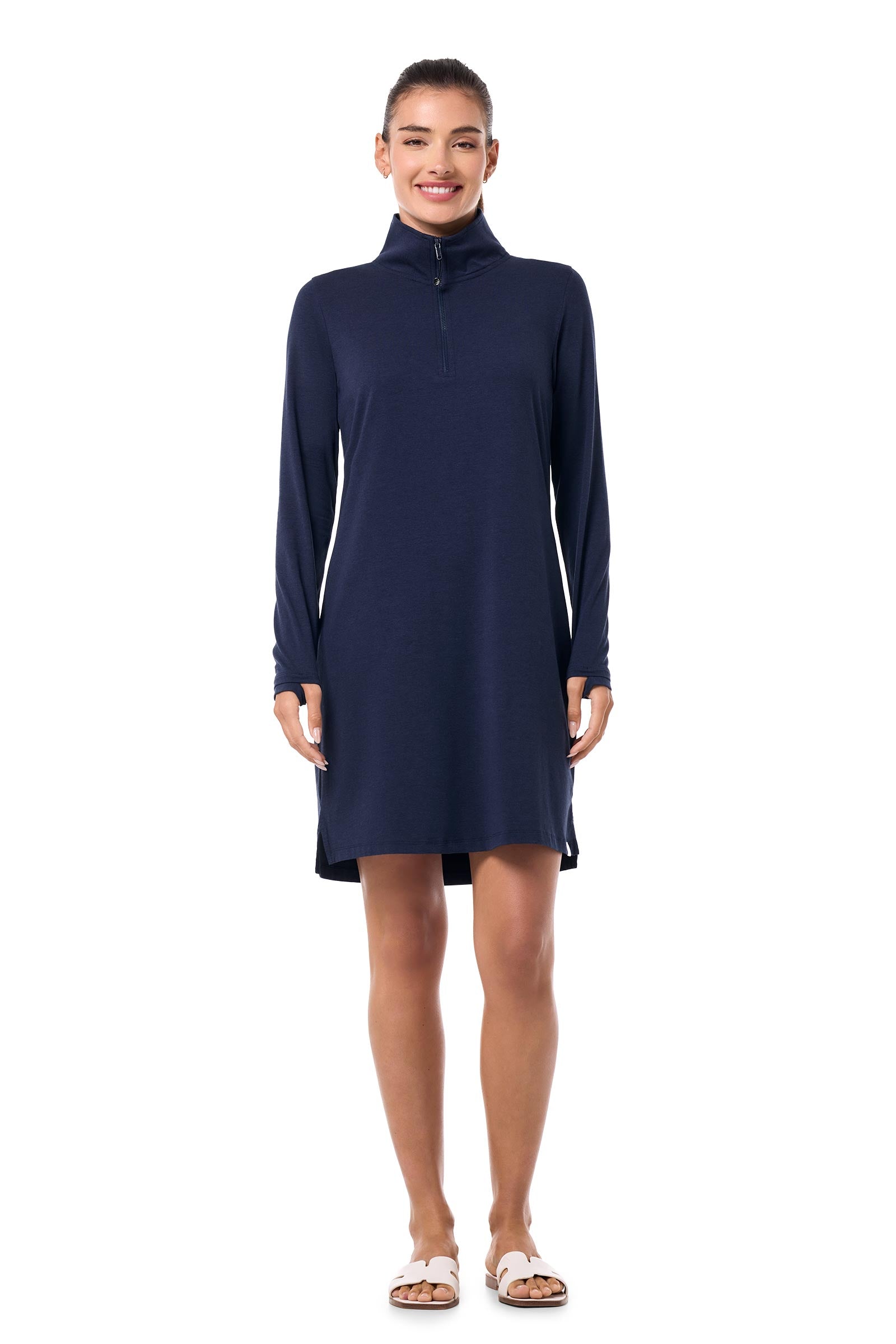Women's Sarasota Quarter-Zip Dress | Navy