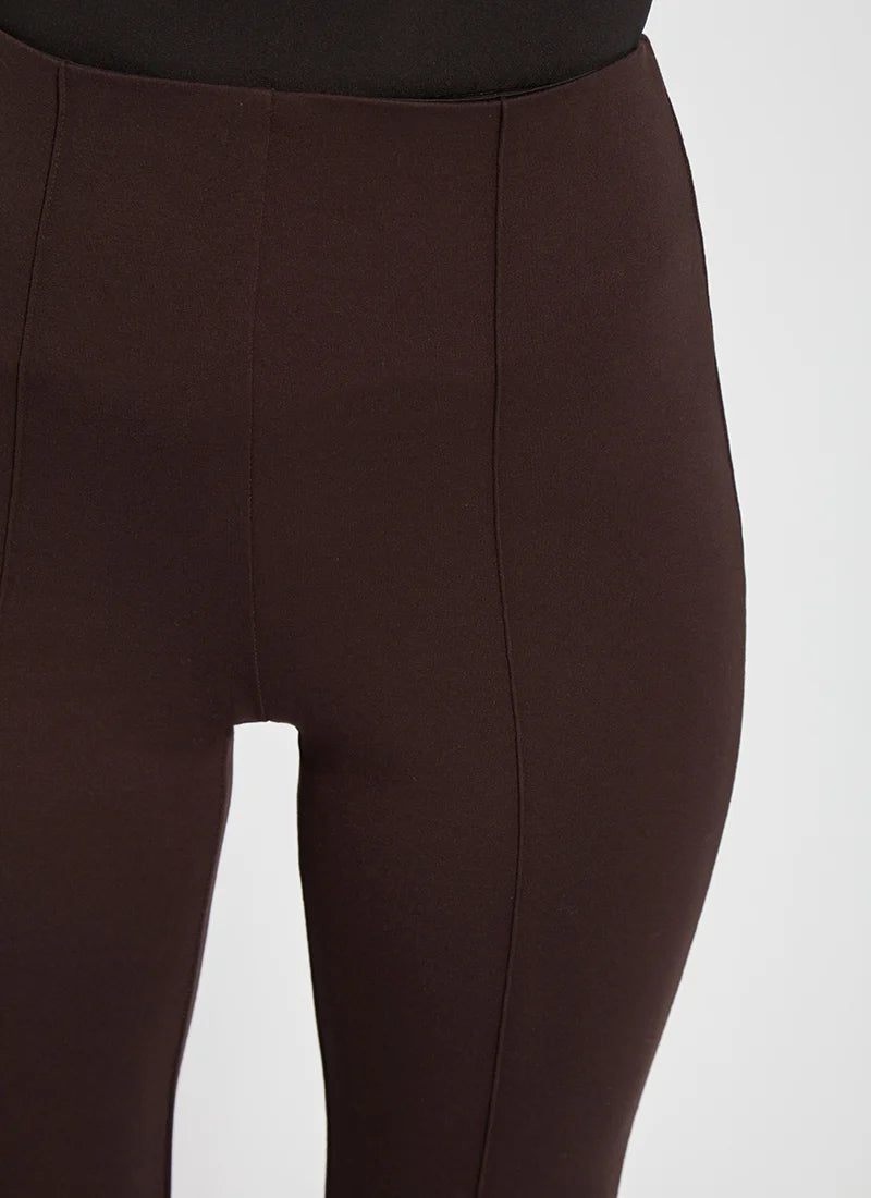 Front detail image of Elysse brown pant.