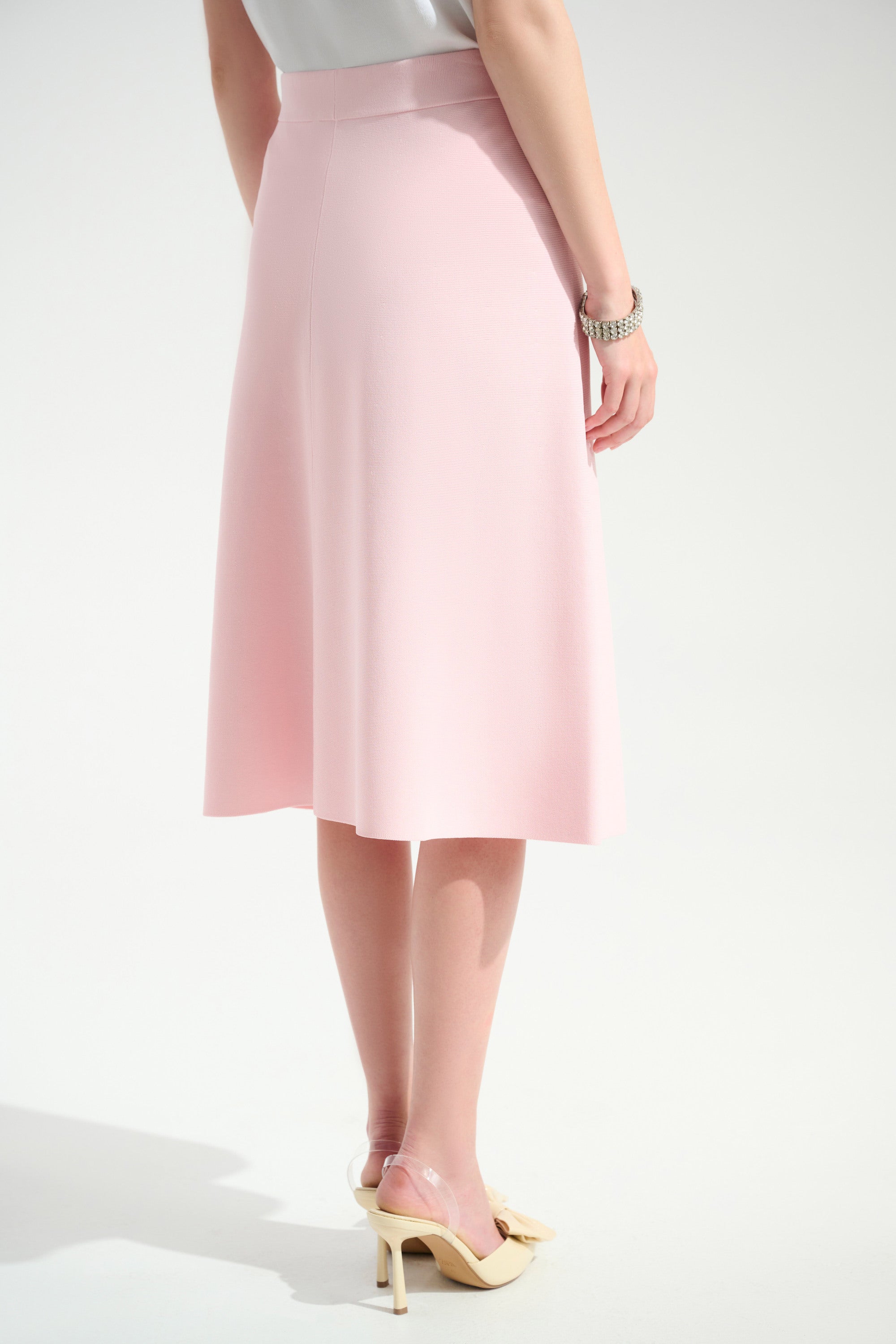 Viscose Sweaterknit A-Line Skirt