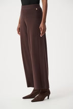 Square Stitch Knit Culotte Pant