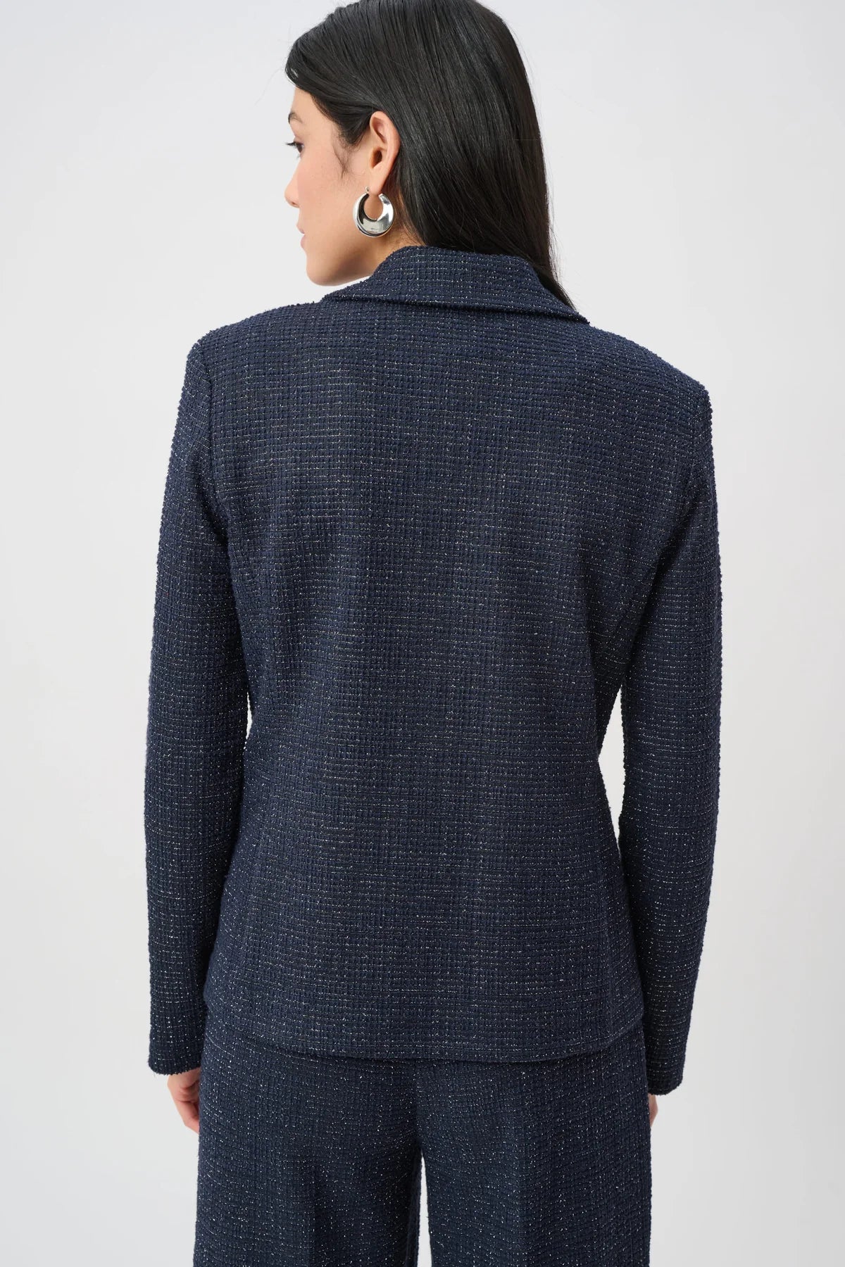 Lurex Boucle Fitted Blazer