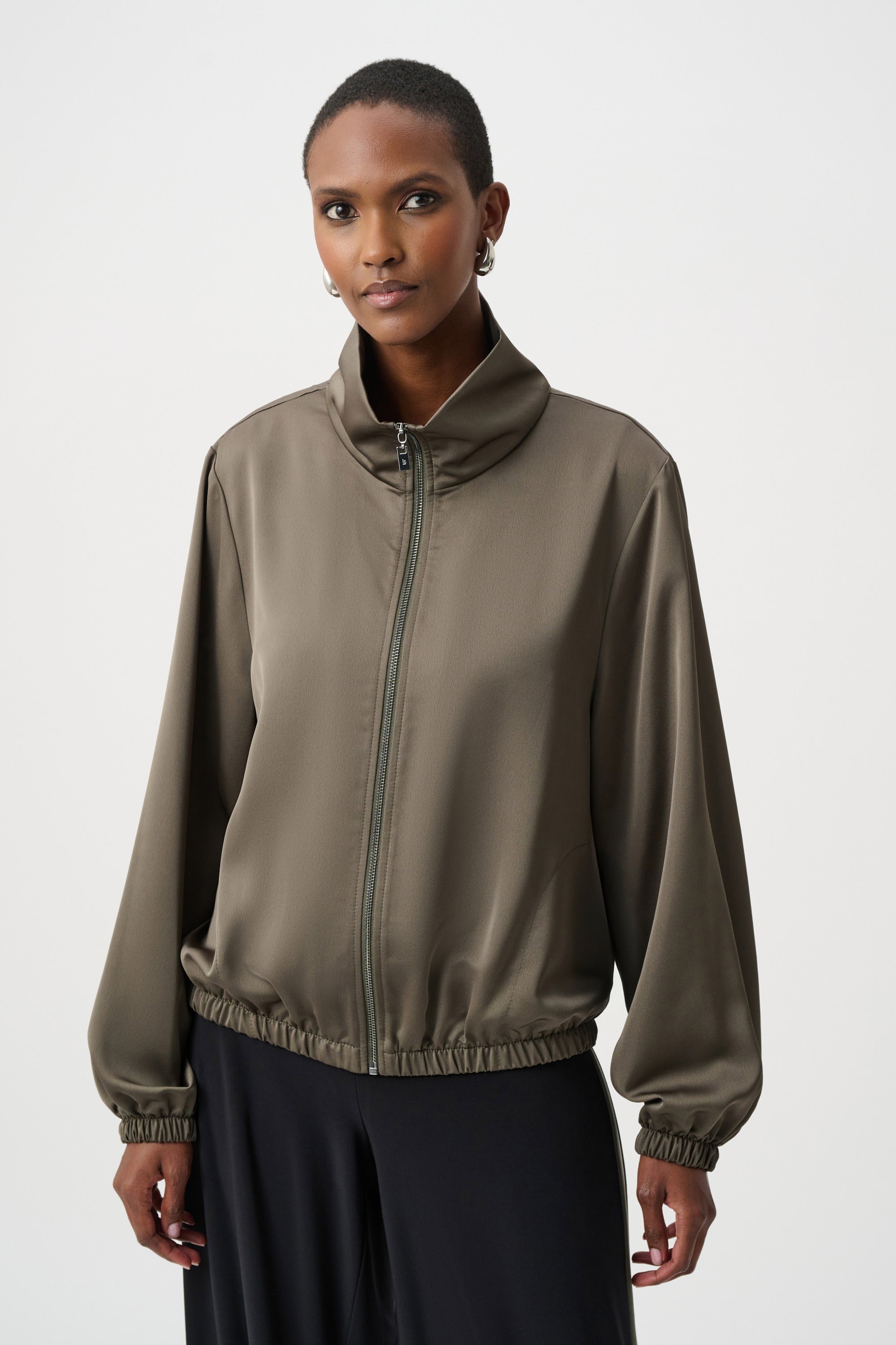 Recycled Satin Bomber Jacket