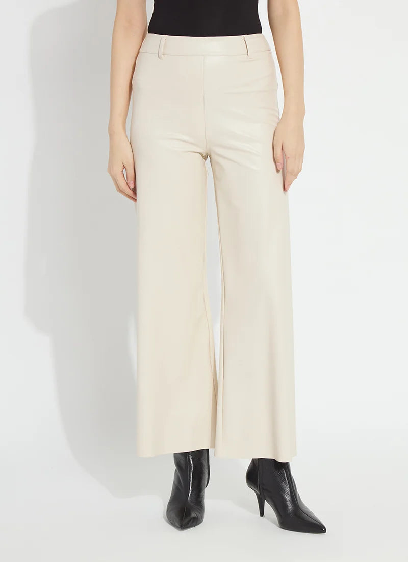 Vegan Leather Wide Leg (28" Inseam)