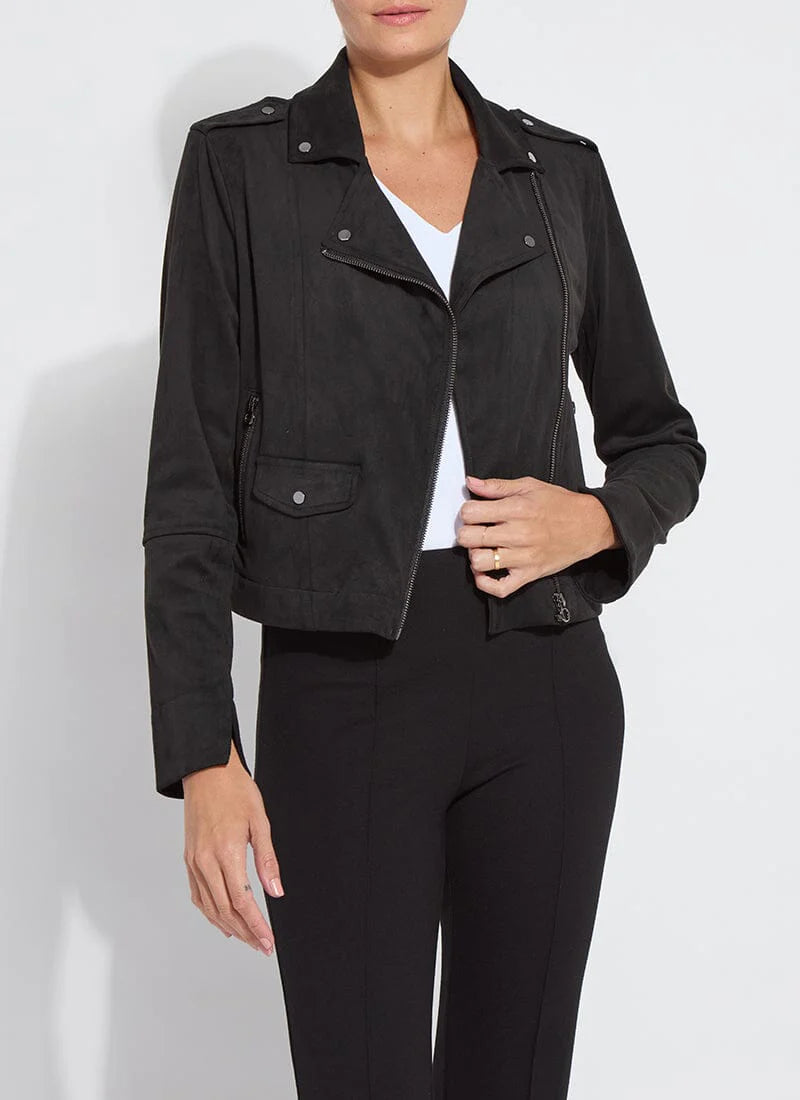 Ameila Moto Vegan Suede Jacket