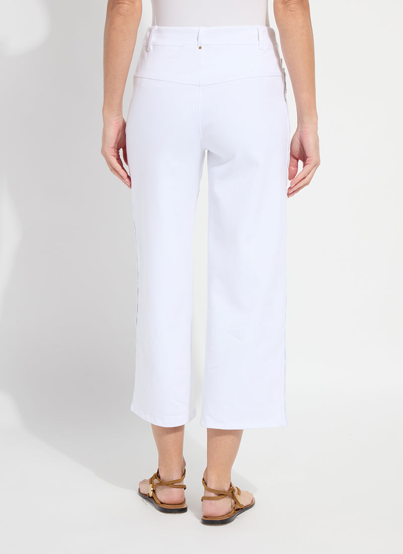 Willa Scallop Studded Crop Denim (25" Inseam)