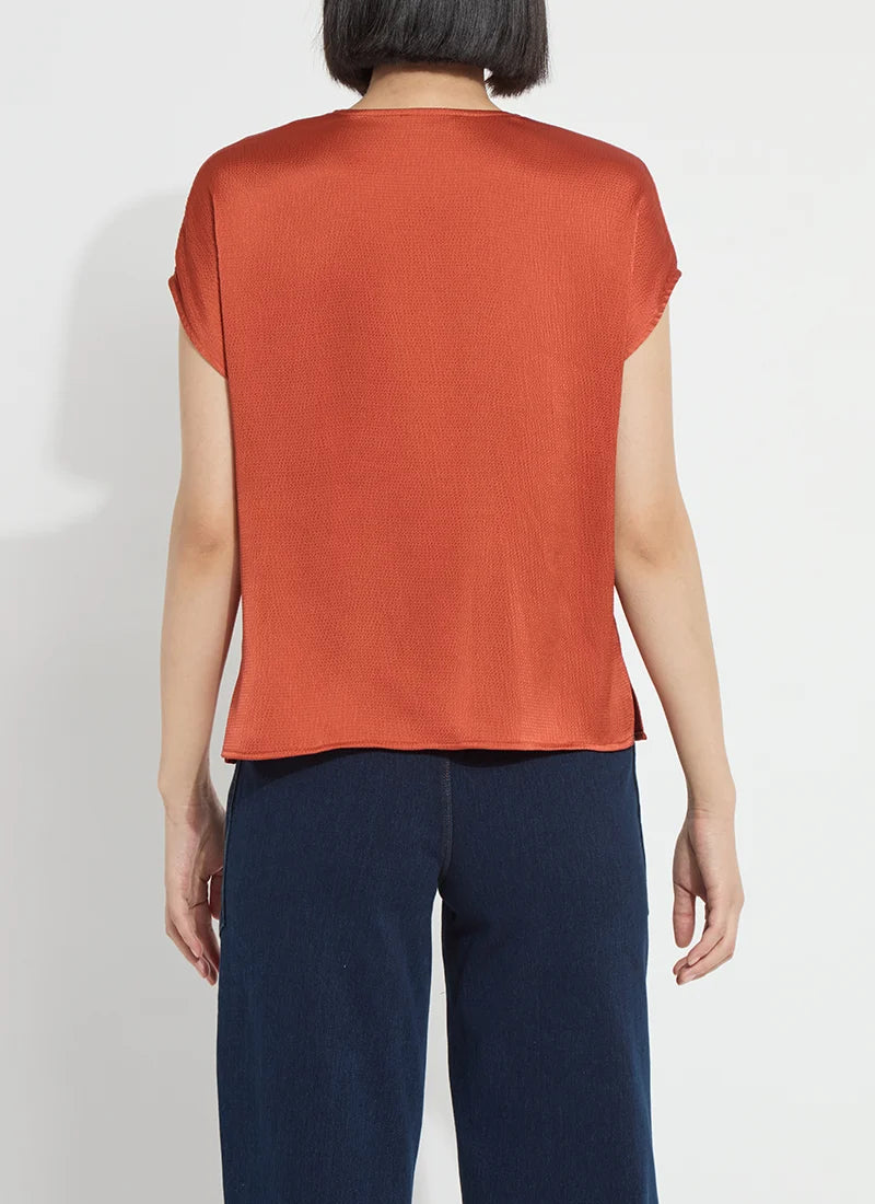 Short Sleeve Yasmin Amber Top