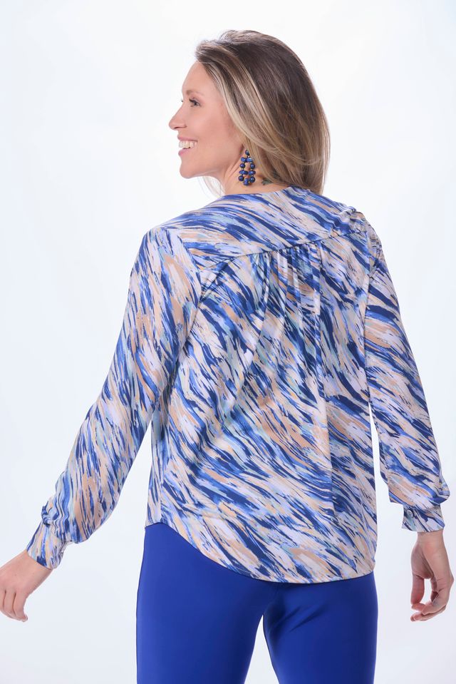 V-Neck Long Sleeve Top