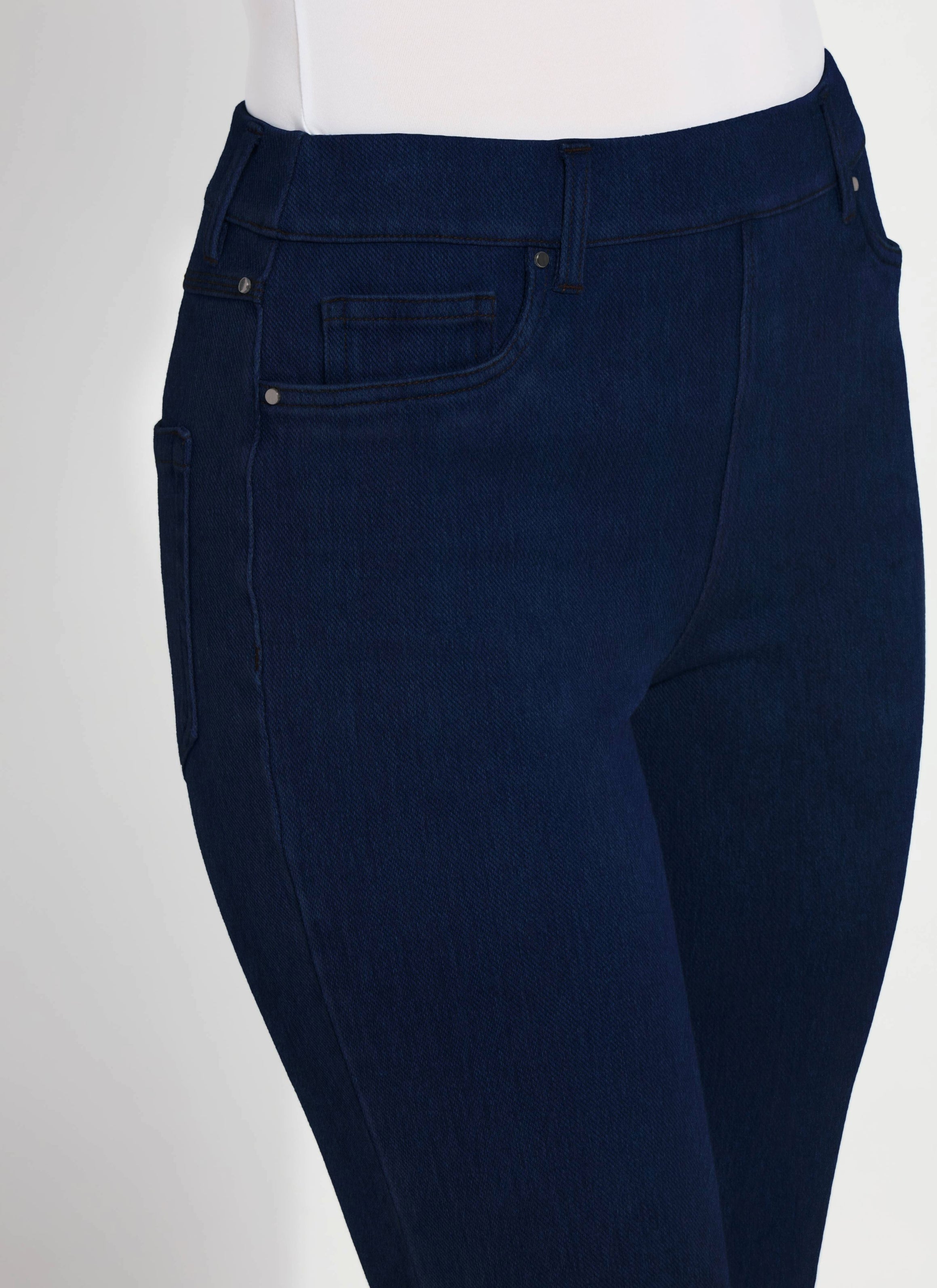 Billie Eyelet Straight Denim (26" Inseam)