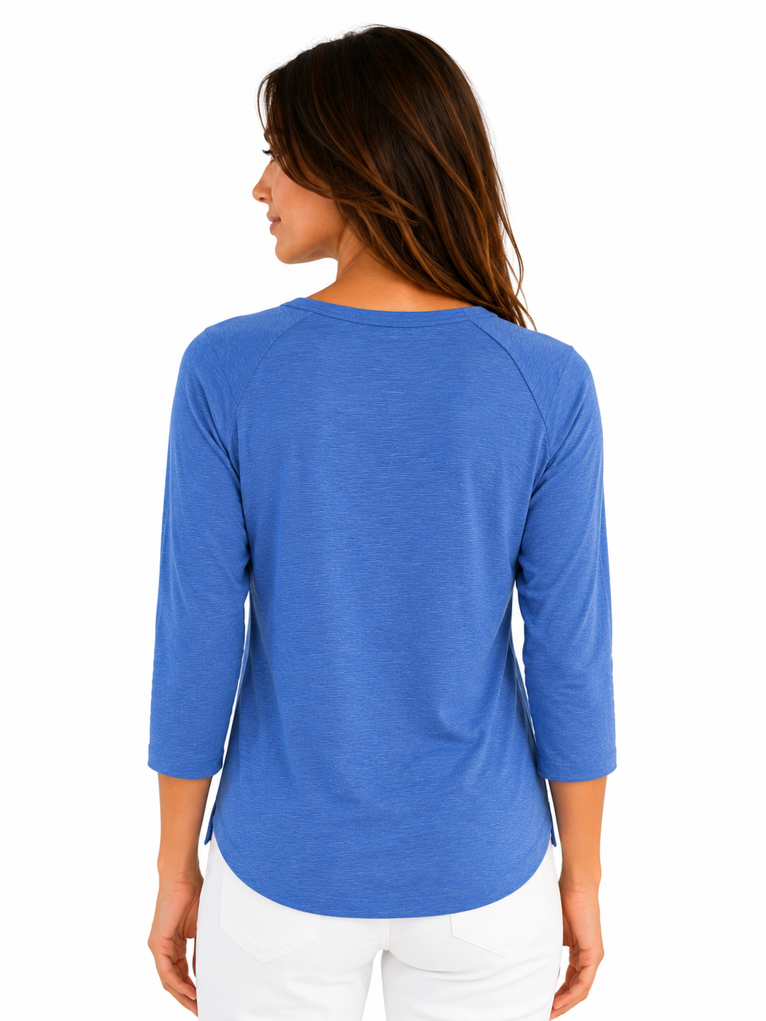 3/4 Slub Boatneck Top