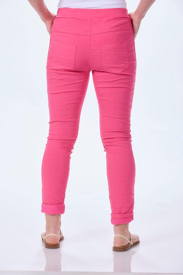 Pull on Side Ribbon Jeggings