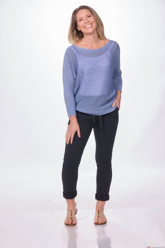 Sweater with Back Bow