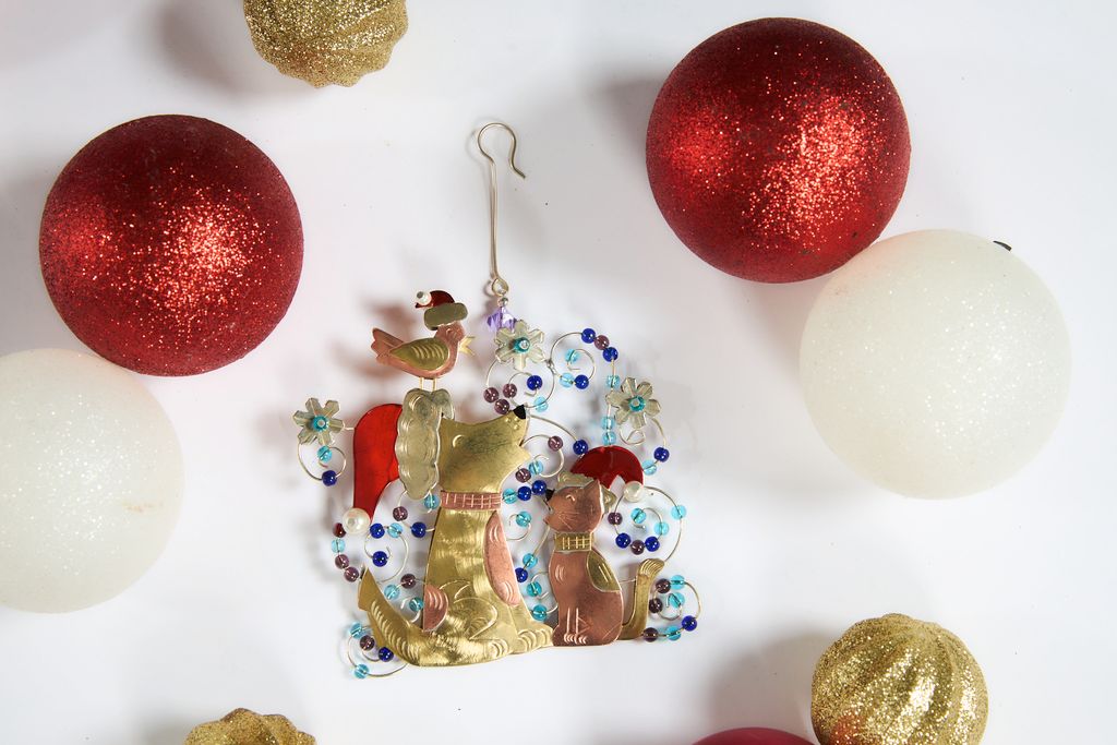 Caroling Pets Ornament