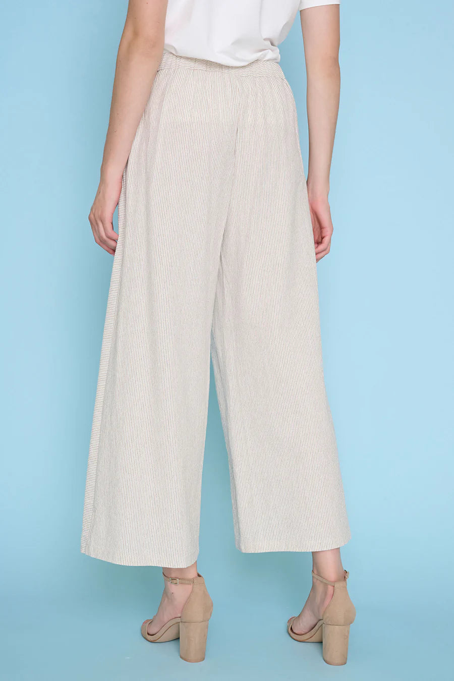 25" Wide Leg Linen Pant
