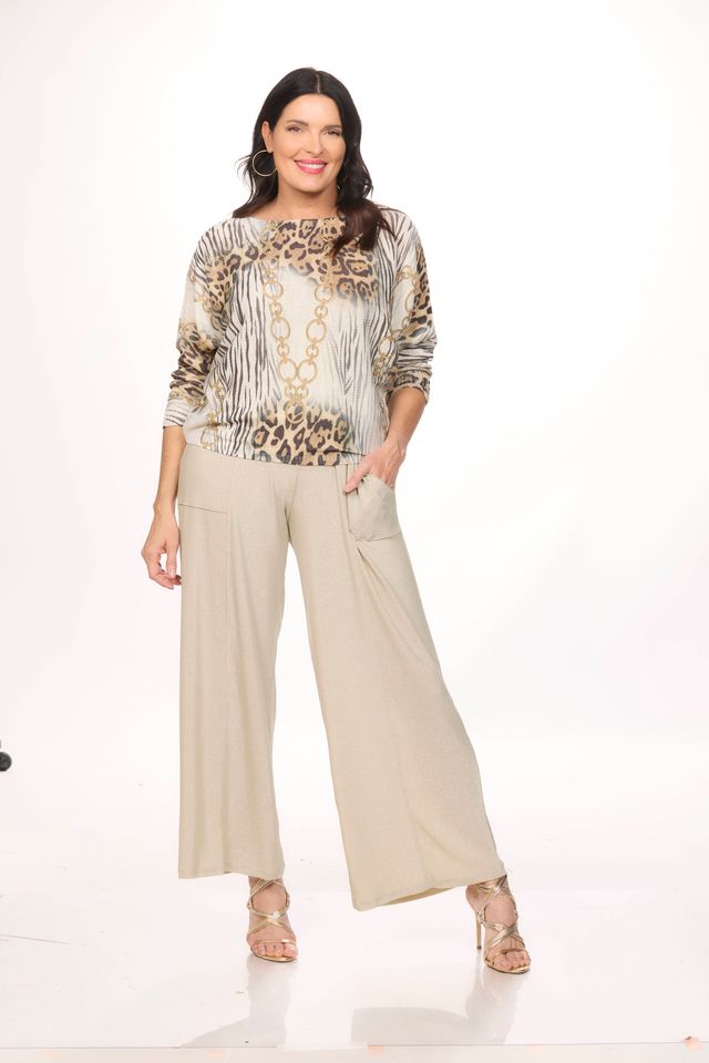 Chain Batwing Sweater