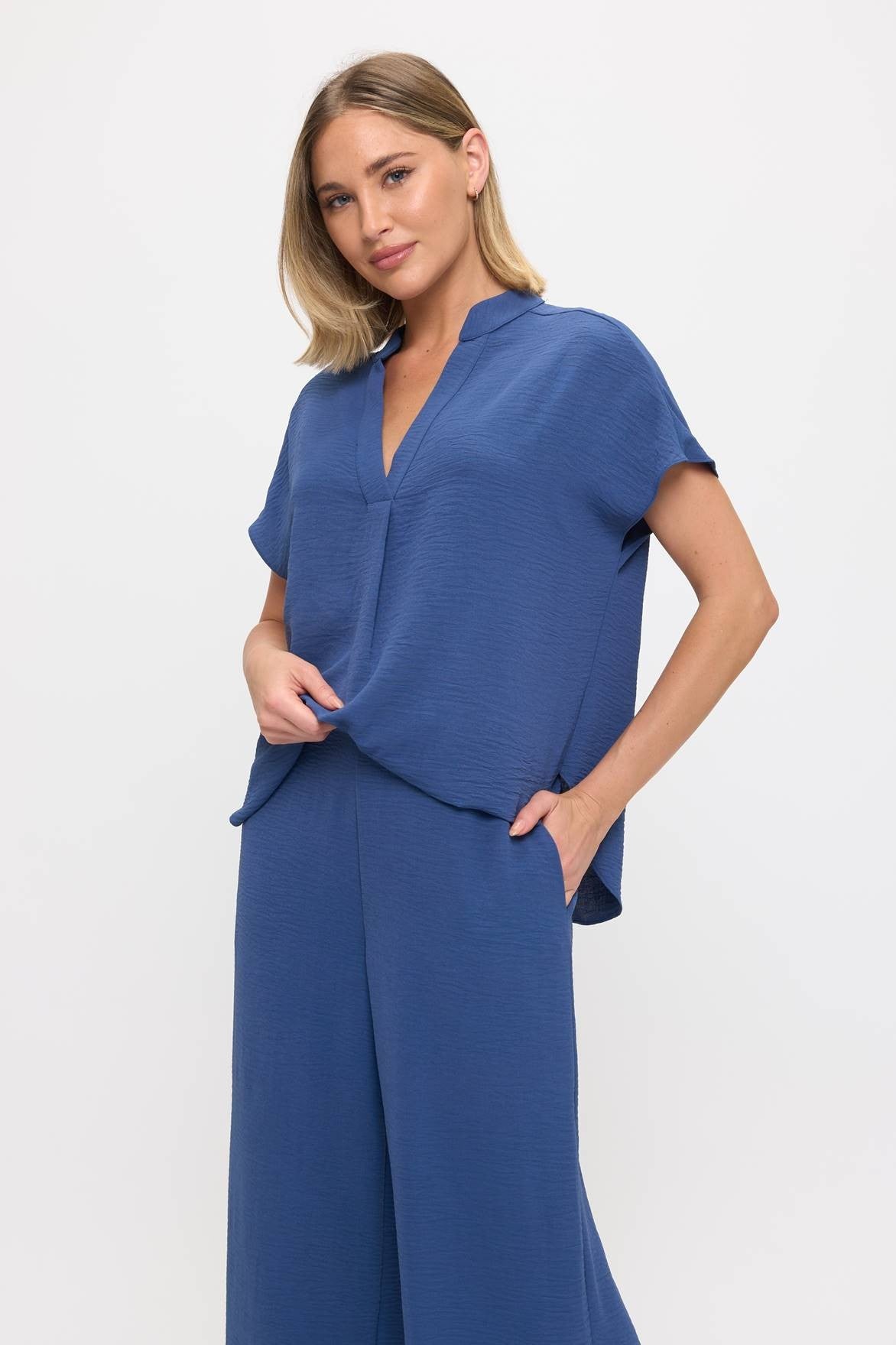 Cap Sleeve Air Flow Top