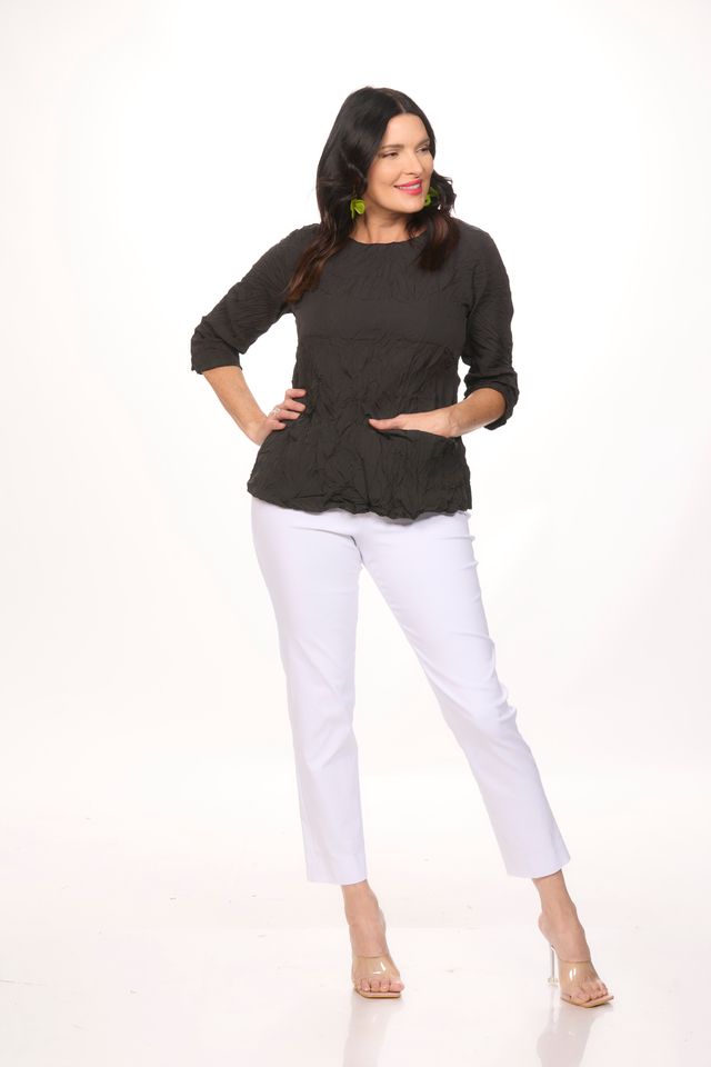 3/4 Sleeve Crushed Top