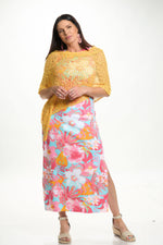 Front image of Anaclare Emilee Maxi dress in floral print. 
