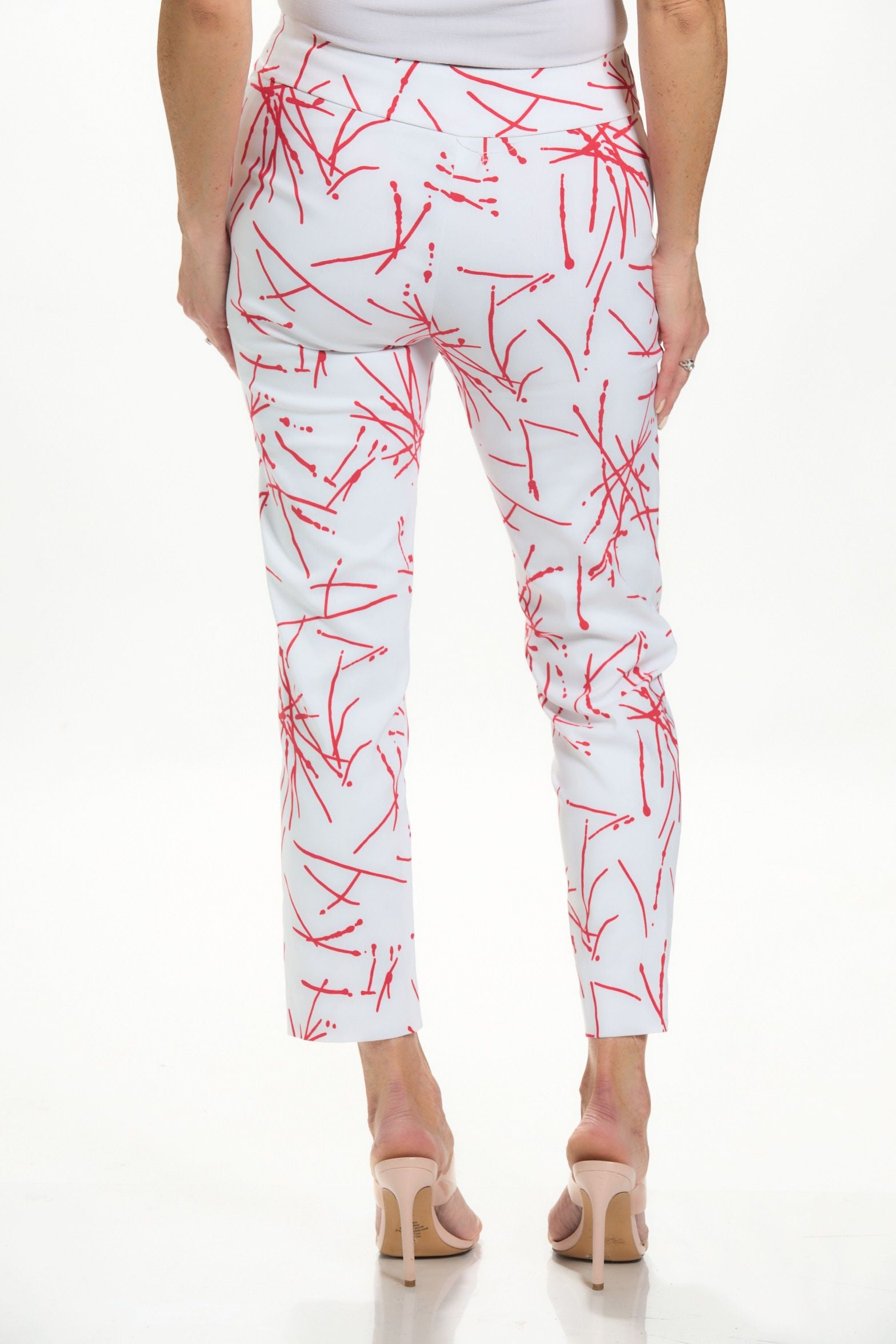 Back image of krazy larry pull on watermelon firecracker pants.