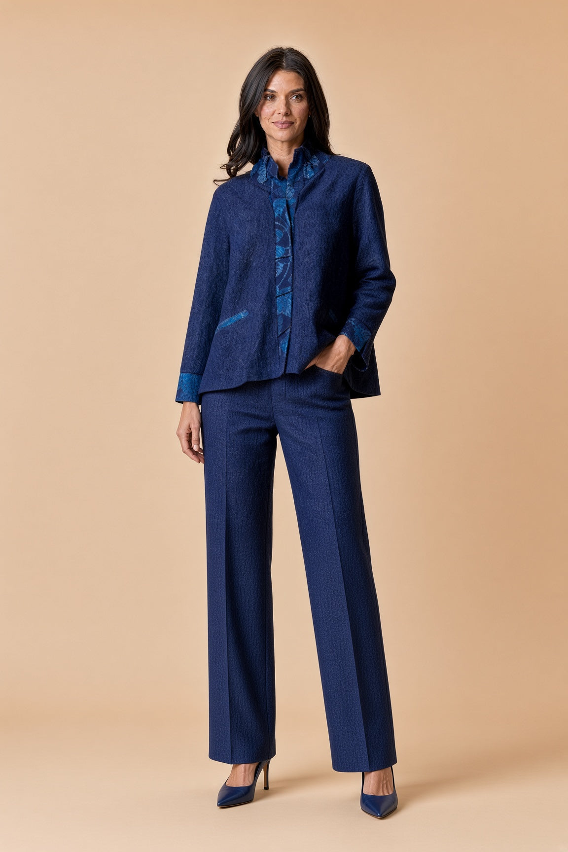Long Sleeve Luna Leaves Jacket