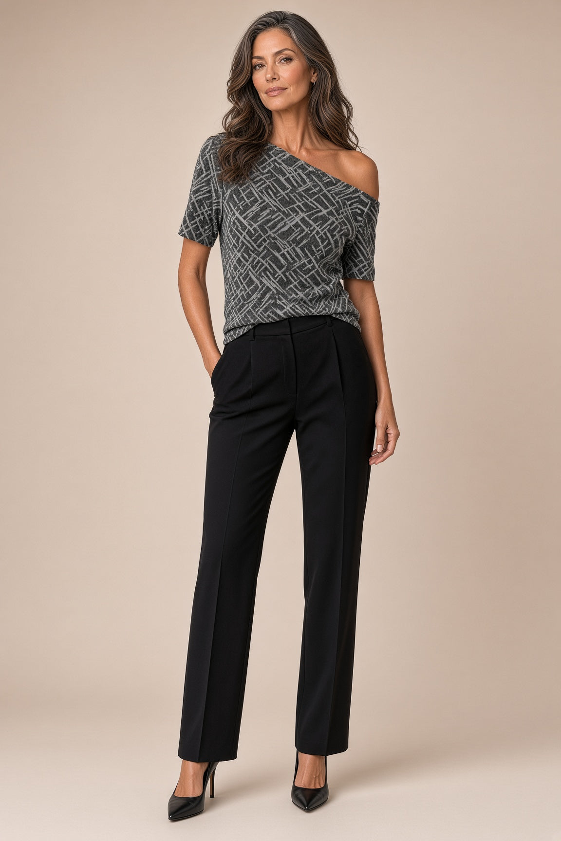Off the Shoulder Shimmer Top