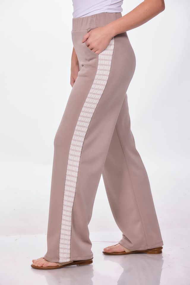 Pull On Taupe Scuba Pant