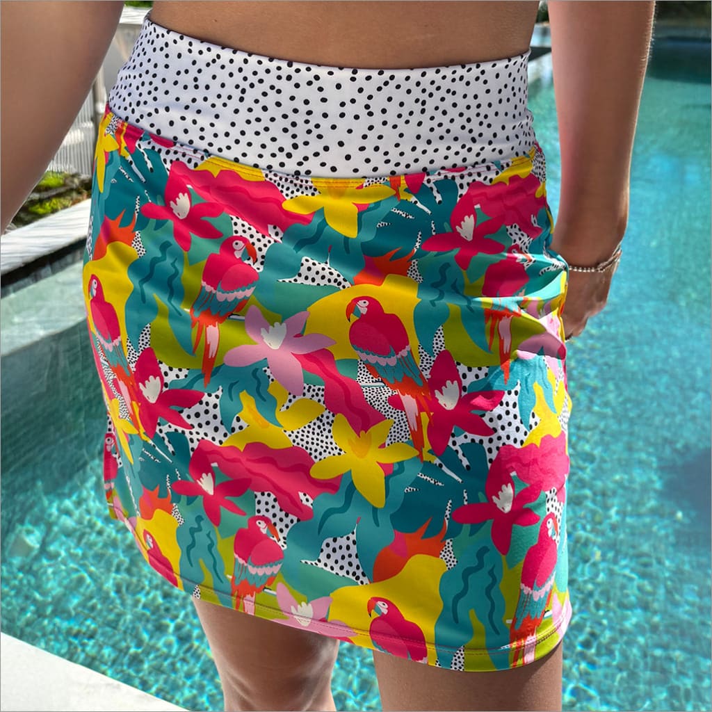 PARROT CAY LADIES SKORT - Fashion Skort