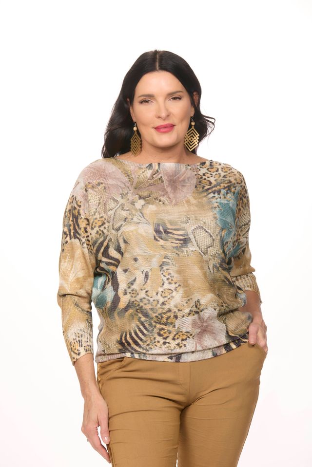 Animal Batwing Sweater