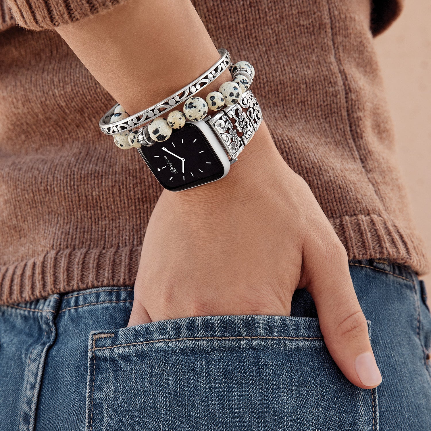 Front image of Brighton contempo watch band.