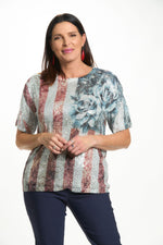Short Sleeve Tee with Sequins