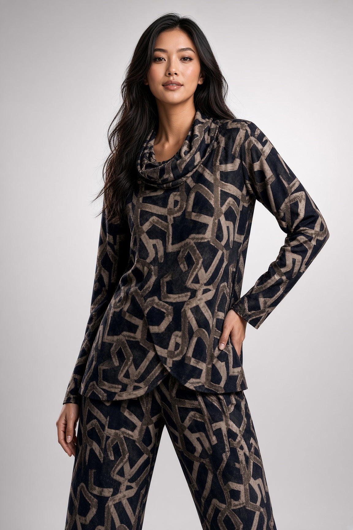 Long Sleeve Print Jacket