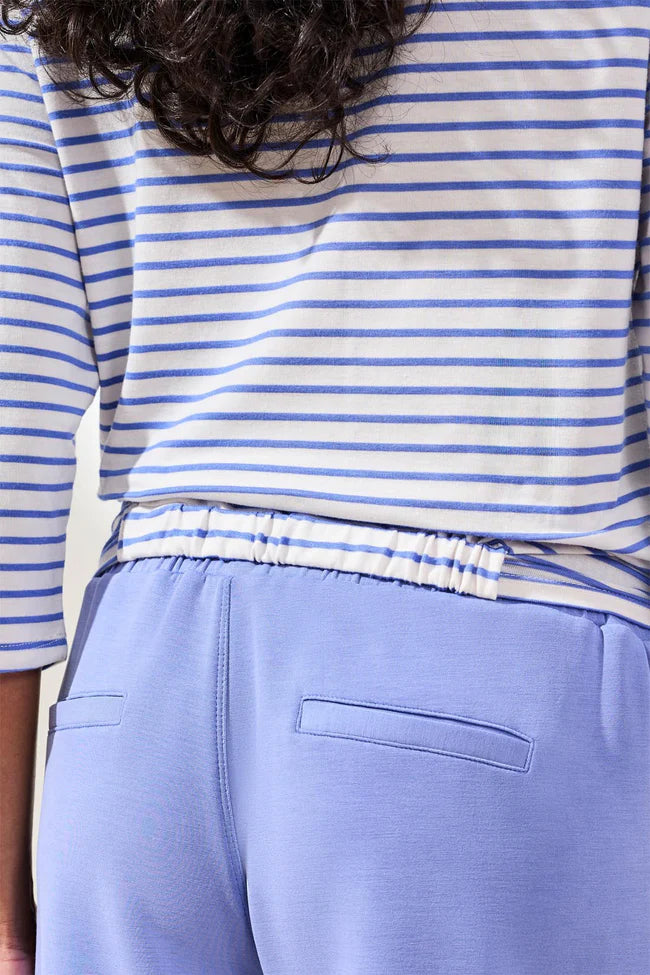 3/4 Sleeve Boatneck Knot Top