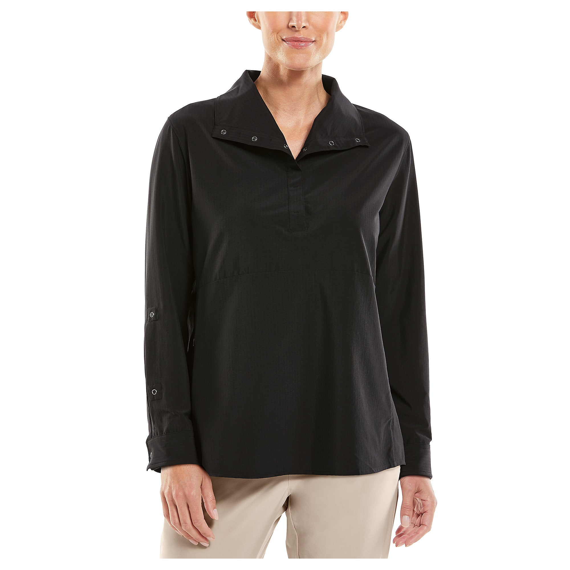 Catona Funnel Neck Tunic Top