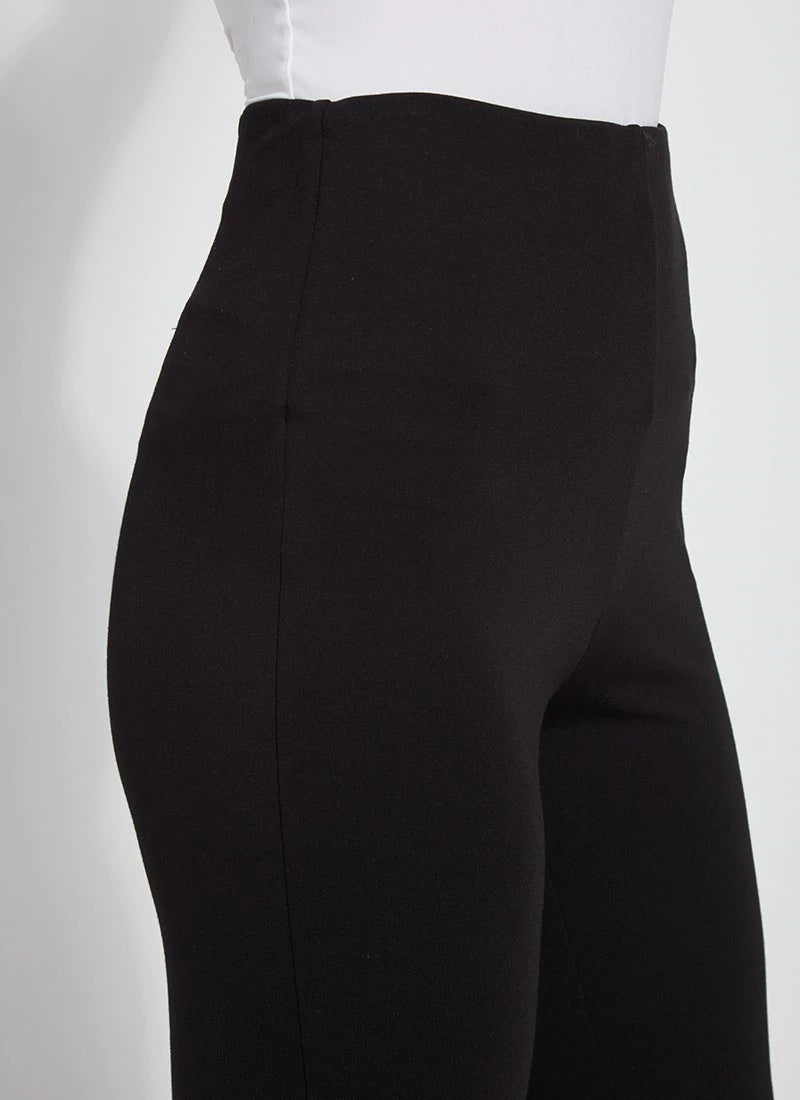 Lyssé Cropped Kick Flare in Black