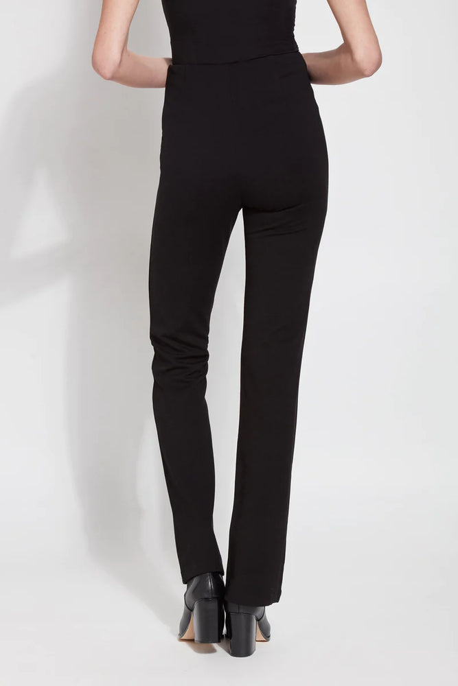 Back View Image of Lysse Black fit and flare, 4 way stretch., Elysse Wide Leg Pant